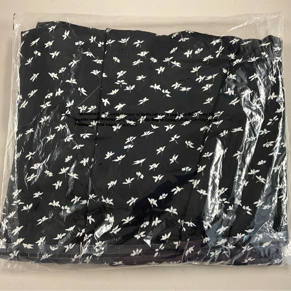 Black Strapless Dress A New Day Black and White - Picture 9 of 11